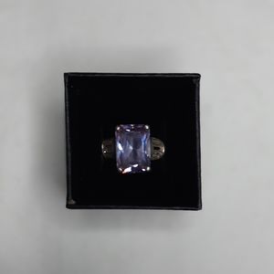 Sterling Silver Amethyst Ring Sz 5